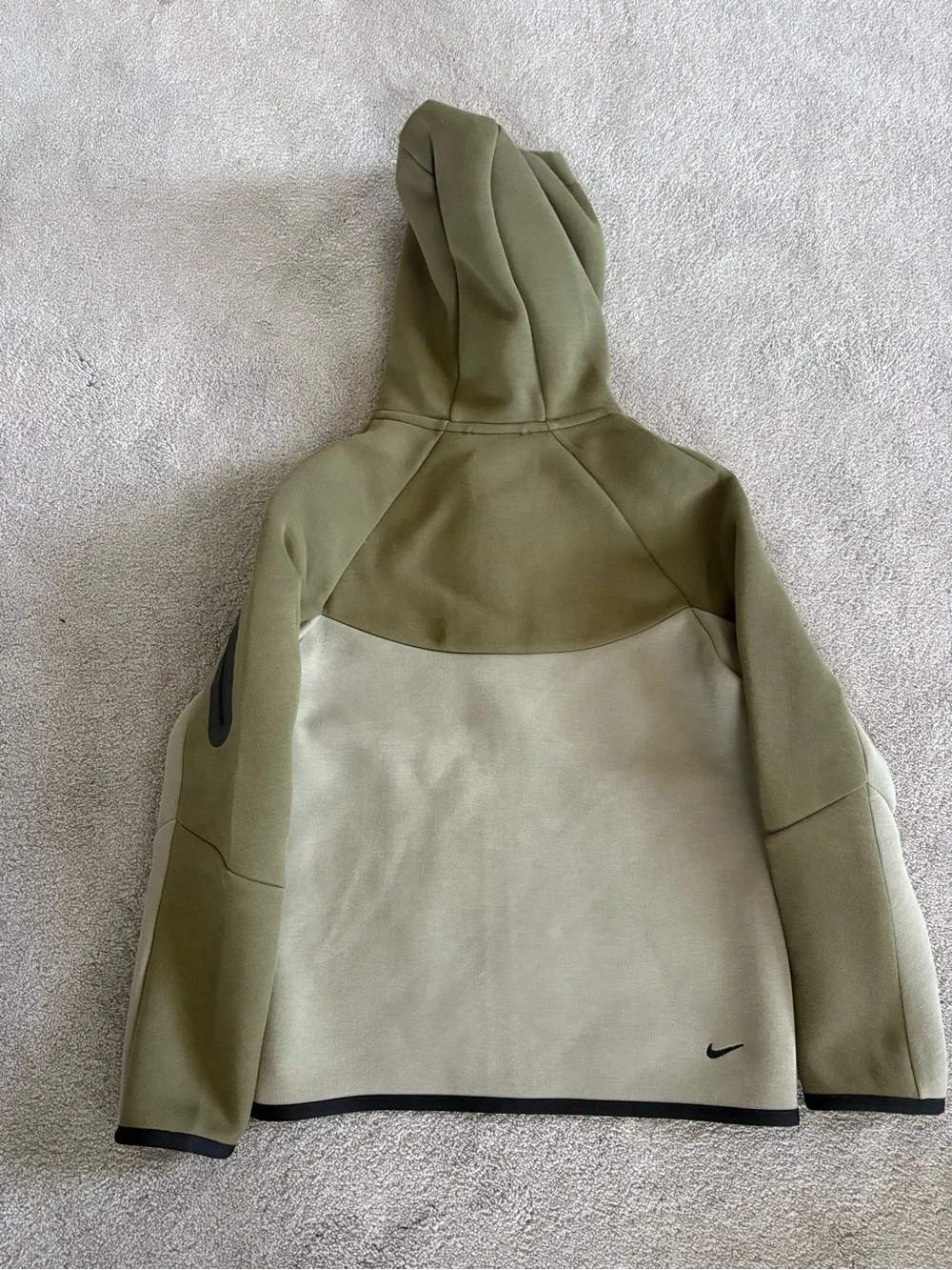 Kids Nike Tech hooded zip up.